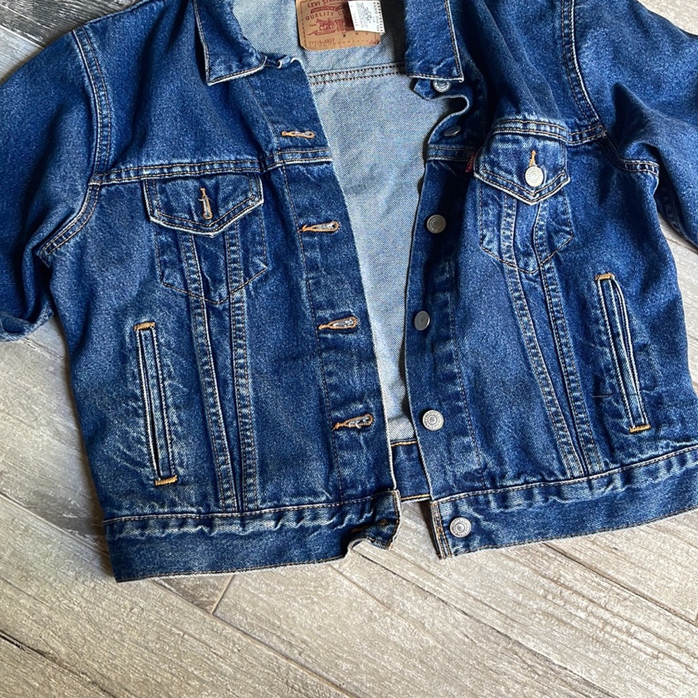 Levi’s Classic womens denim Jean Jacket sz Medium - Picture 6 of 10